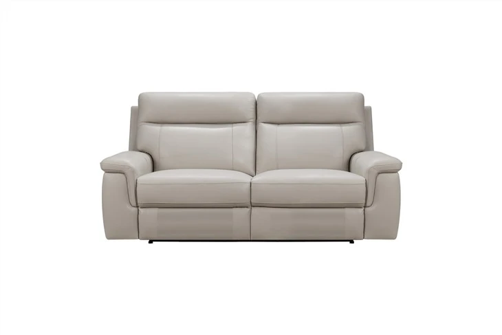Geniune Leather L Shape Reclining Sofa